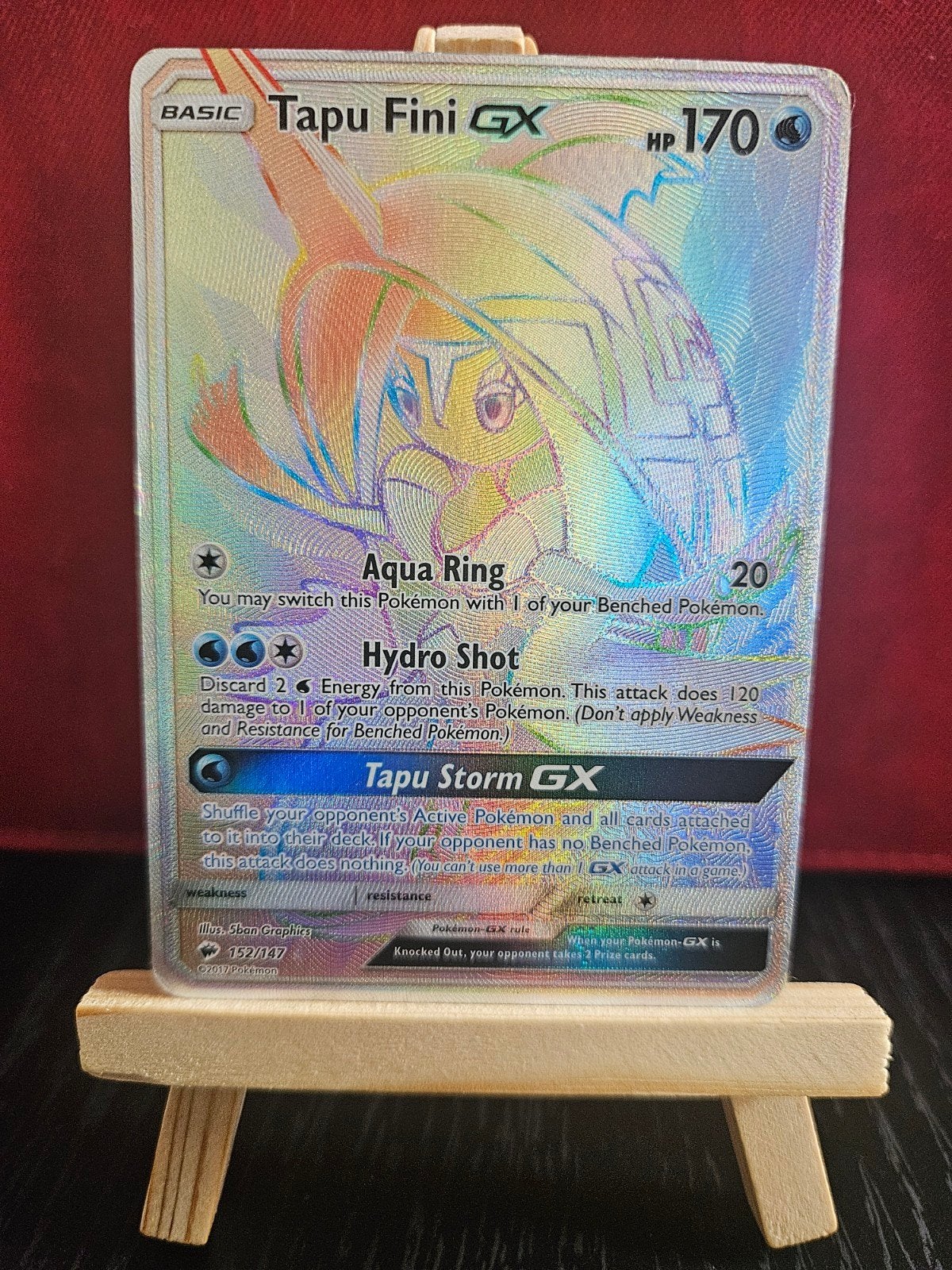 Tapu Fini GX #152, Ophalen of Verzenden, Gebruikt, Losse kaart, Foil