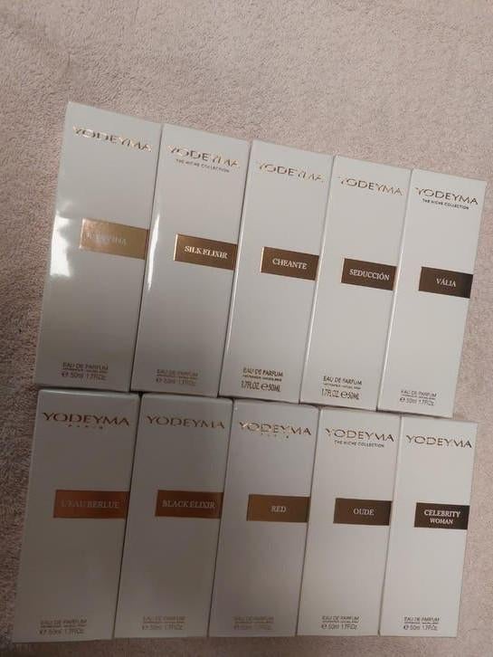 Heerlijke Yodeyma Parfums 50 ml - Diverse Geuren, Ophalen of Verzenden
