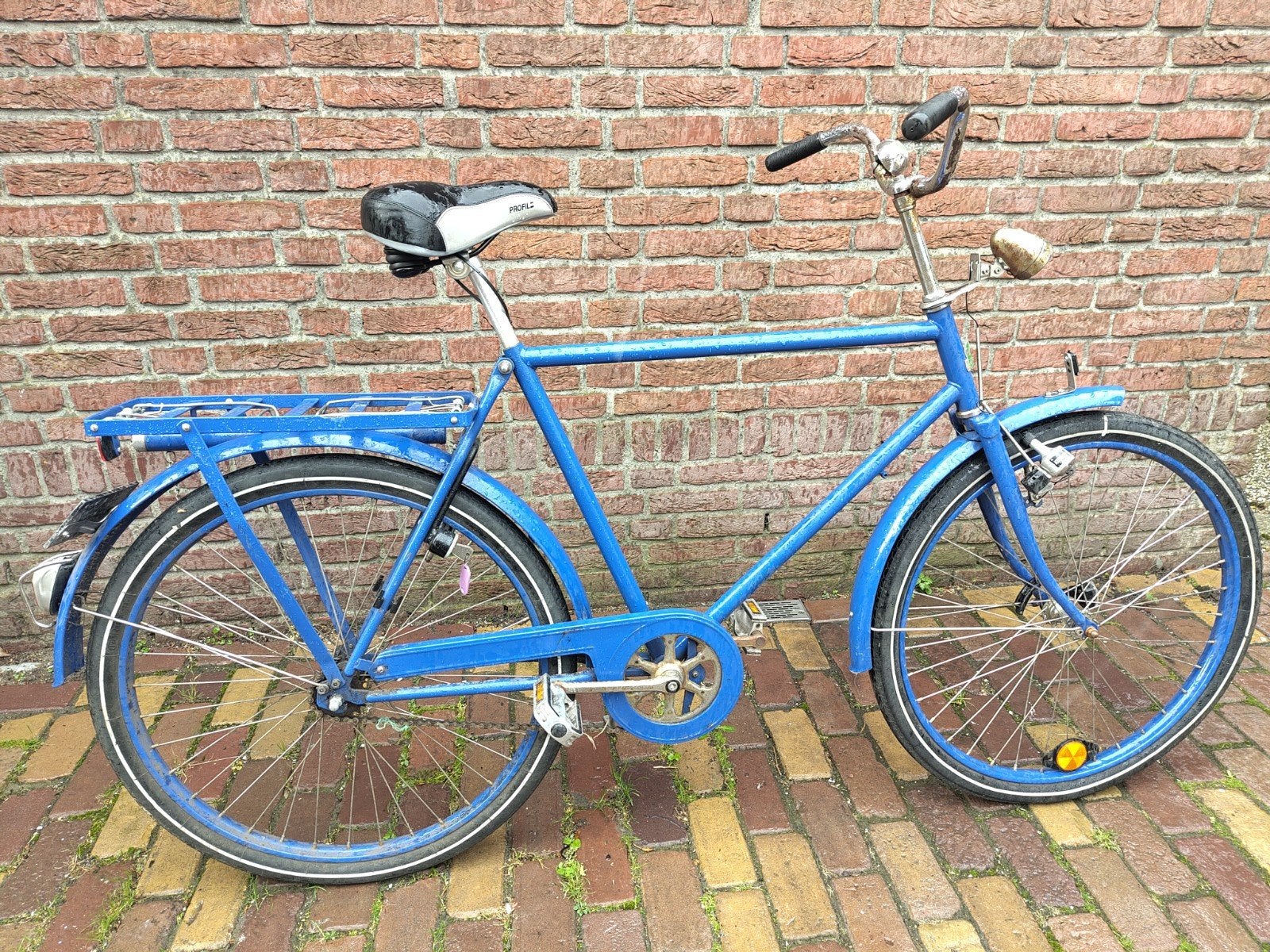 Degelijke Zweedse Kronan fiets met slot en voorlamp, Ophalen, Gebruikt, Velgrem, Overige merken