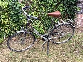 Fijne koga myiata damesfiets 58 cm, Gebruikt, Velgrem, Versnellingen, 56 cm of meer