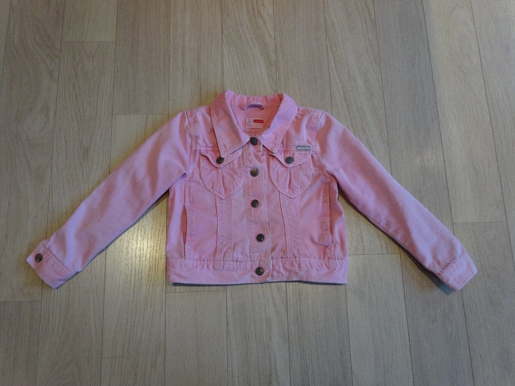 Spijkerjas Name-It mt 104-110, Kinderen en Baby's, Kinderkleding | Maat 104, Zo goed als nieuw, Meisje, Jas, Ophalen of Verzenden