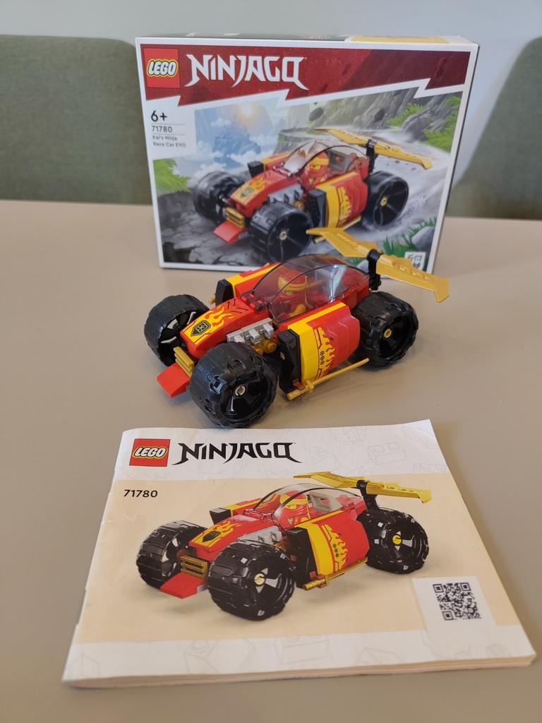 Ninjago lego Kai's Ninja Racewagen EVO 71780, Compleet, Lego, Ophalen of Verzenden, Zo goed als nieuw