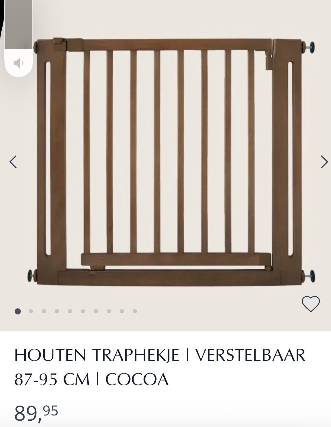 Traphekje, Kinderen en Baby's, Traphekjes, Ophalen, 100 tot 115 cm, Zo goed als nieuw, Klemhekje