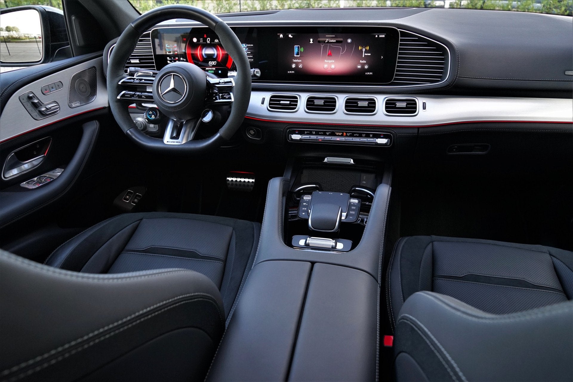 Mercedes-Benz GLE Coupé AMG 53 Hybrid 4MATIC 544pk Pano Sto, Auto's, Gebruikt, Zwart, Bedrijf, GLE Coupé