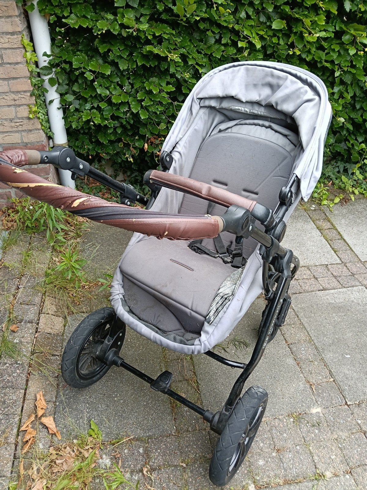 Kinderkraft Moov 3-in-1 Kinderwagen Grijs, Gebruikt, Verstelbare duwstang, Combiwagen, Ophalen