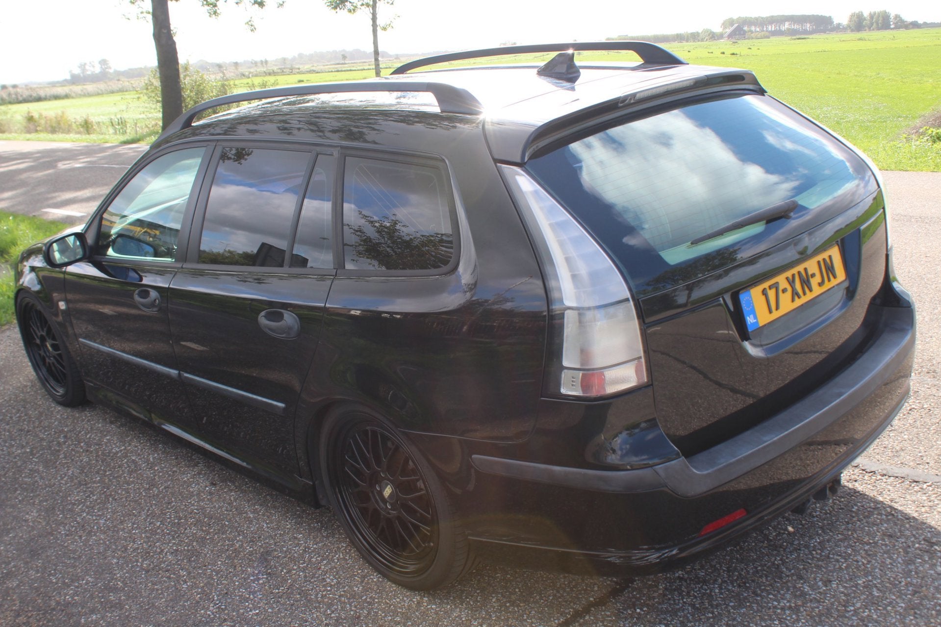Saab 9-3 Sport Estate 1.8t Vector // verlaagd / 19"lm //, Auto's, 1998 cc, Gebruikt, Beige, 4 cilinders