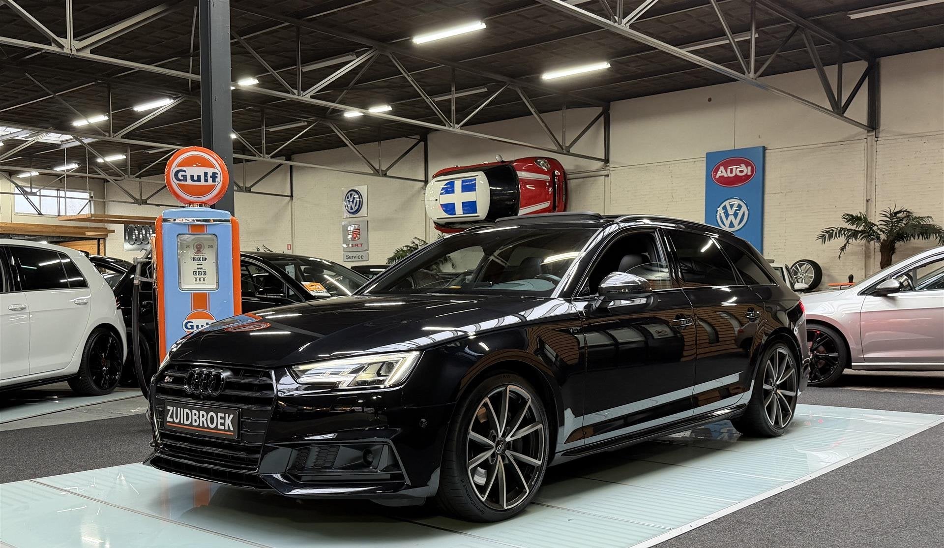 Audi S4 3.0 V6 Vol optie! Carbon! Pano! Memory! 360 camera!, Auto's, Automaat, Gebruikt, Zwart, Leder