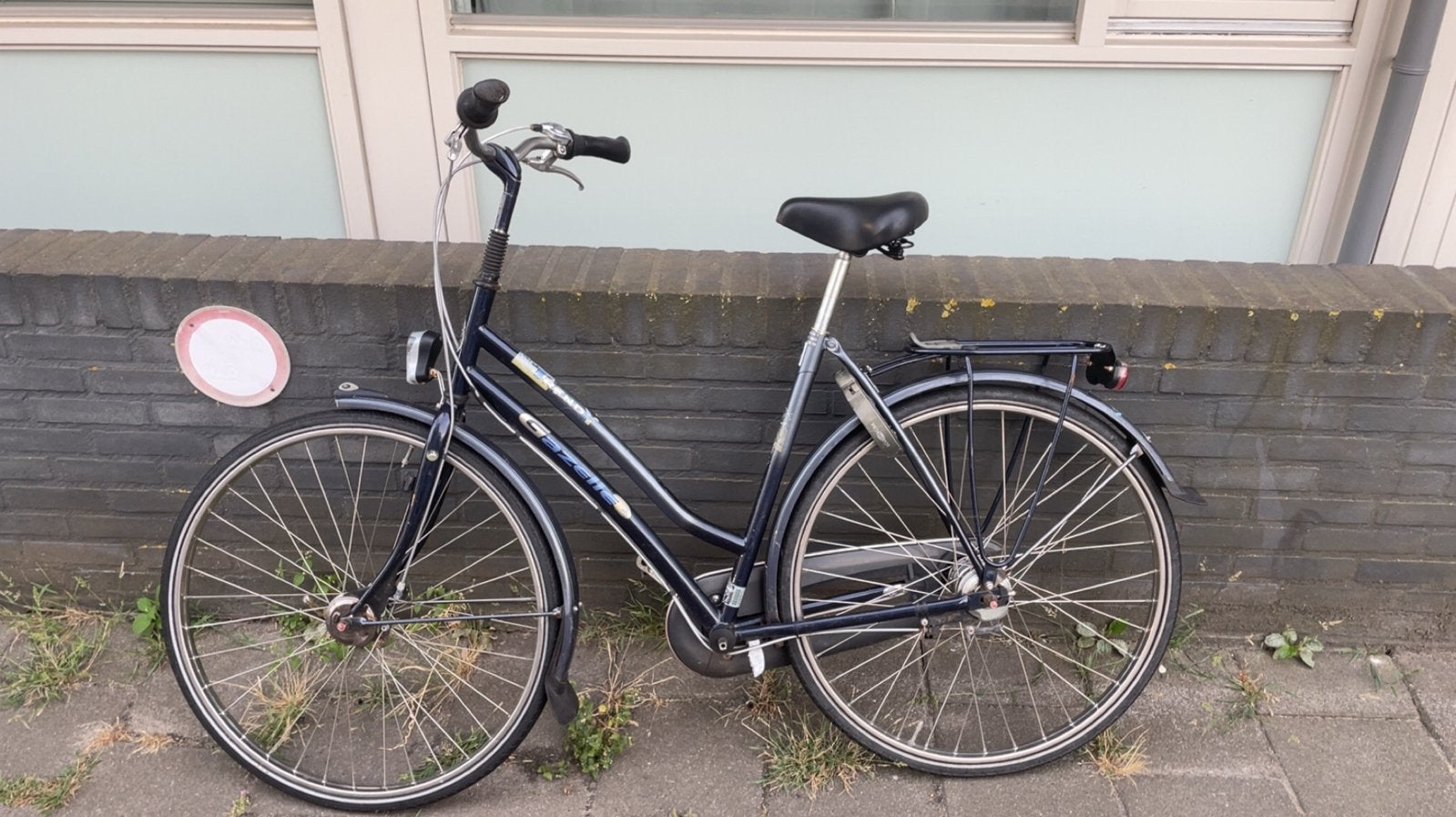 Gazelle fiets - stationfiets/ onderdelen, Fietsen en Brommers, Fietsen | Dames | Damesfietsen, Ophalen, Terugtraprem, Versnellingen