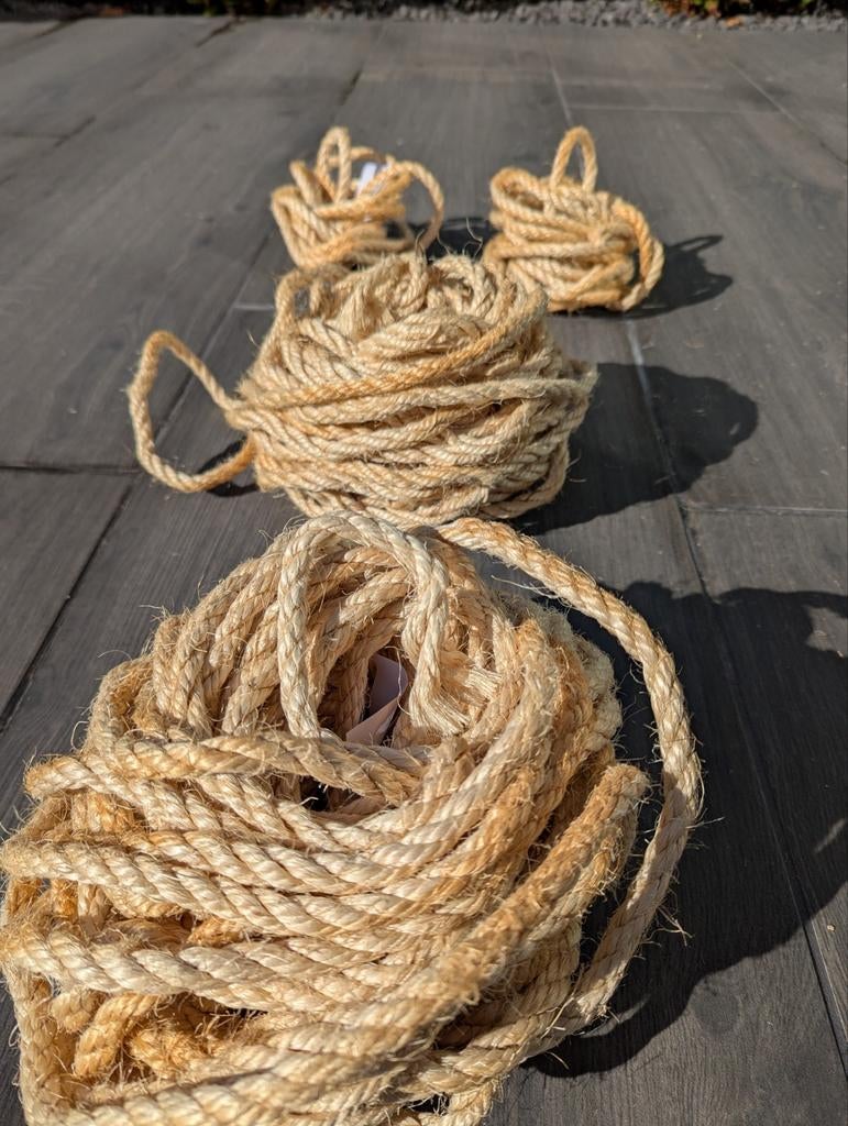 NIEUW Sisal touw totaal 57 meter, 10 mm dik om te krabben, Dieren en Toebehoren, Krabmeubelen, Ophalen, Nieuw