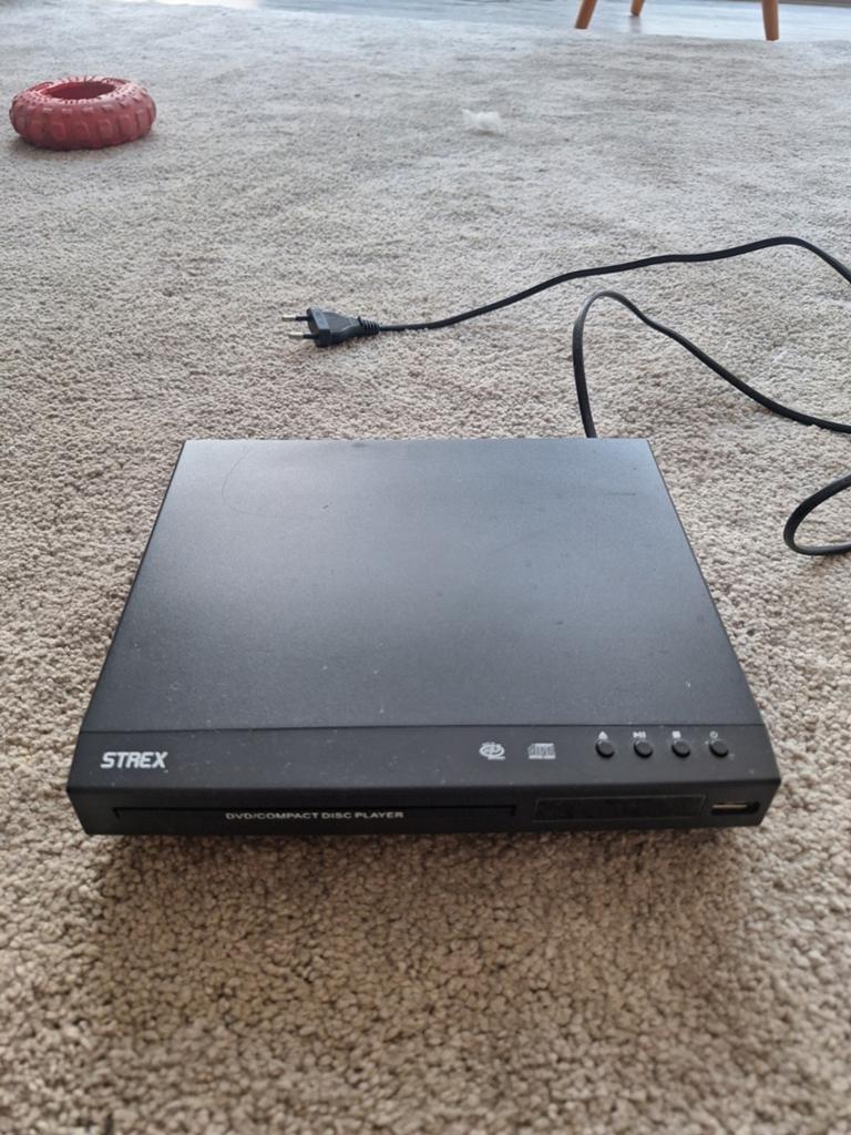 Strex DVD Speler - Compact en Compleet met Afstandsbediening, Ophalen of Verzenden, Gebruikt, Dvd-speler, Overige merken