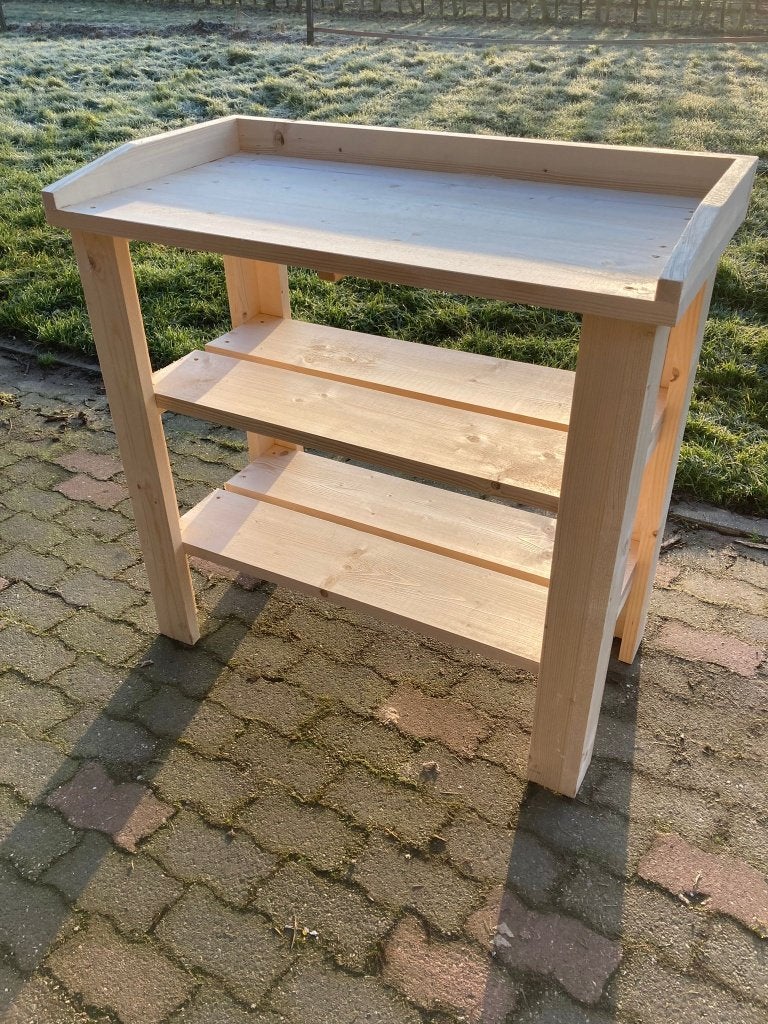 Oppottafel, Ophalen of Verzenden, Nieuw, Rechthoekig, Hout