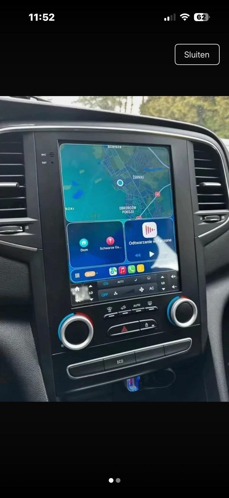Android Auto navigatiesysteem voor Renault Megane 4, Ophalen of Verzenden, Nieuw