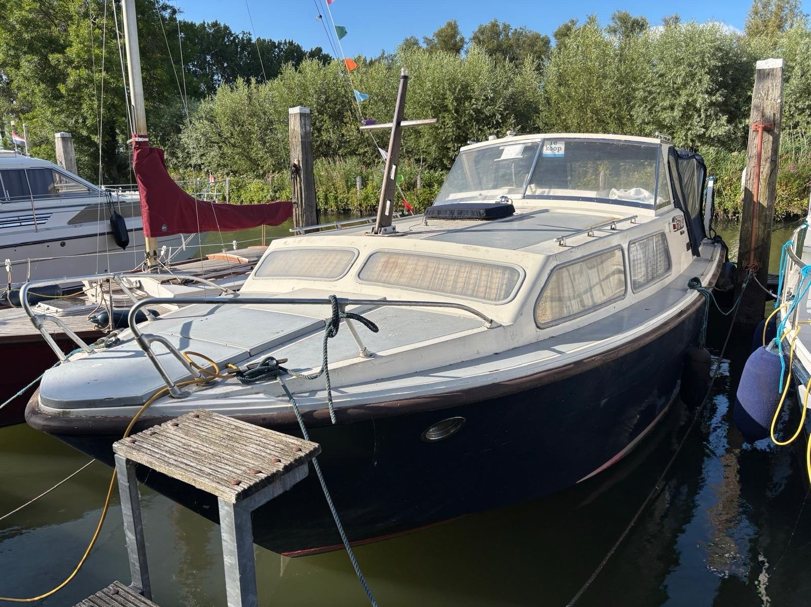 Waterland 850 Kajuitboot met Peugeot Dieselmotor, Watersport en Boten, Gebruikt, Diesel, Waterland, Ophalen of Verzenden