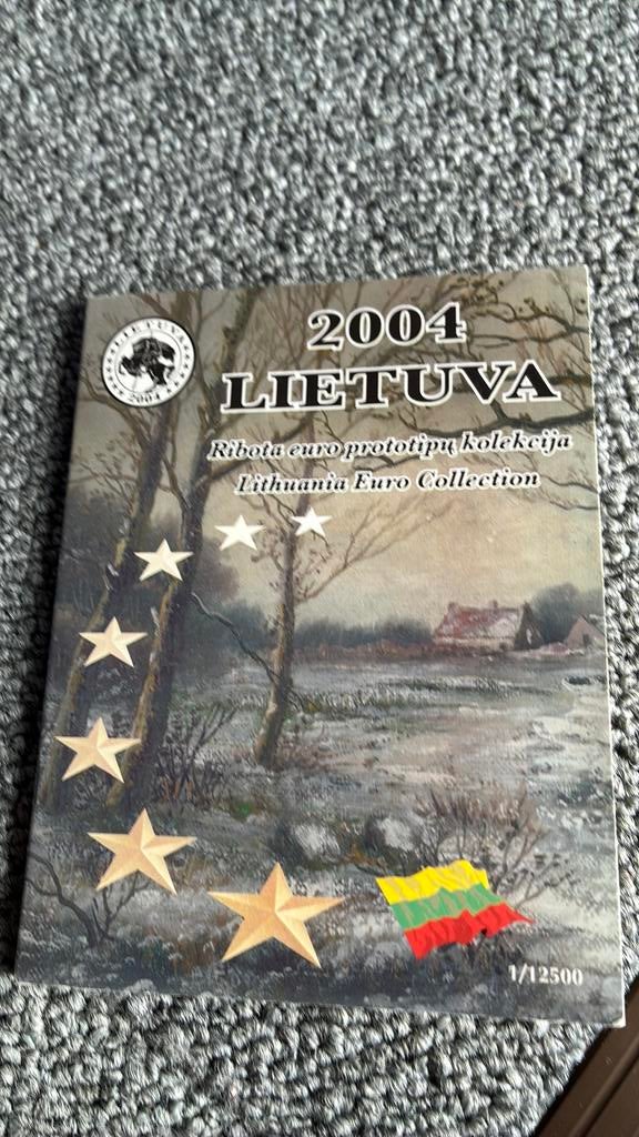 Litouwen euro probe set 2004, Postzegels en Munten, Ophalen of Verzenden, Overige landen