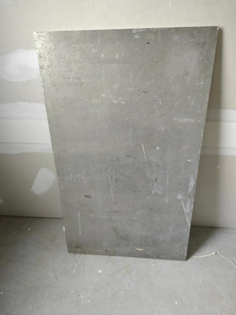 Aluminium plaat 100x60 cm, 15mm dik, 25kg, Ophalen, Gebruikt, Overige typen