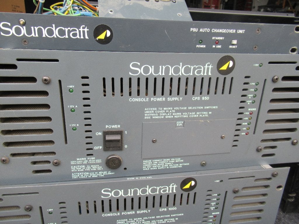 3078 ; voedingen ; 2x voeding soundcraft cps 950-1000, Gebruikt, Soundcraft, Overige instrumenten, Ophalen of Verzenden