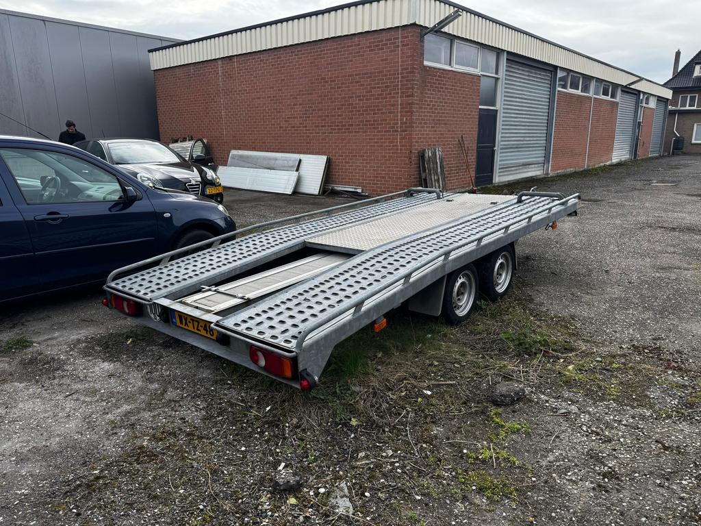 Tijhof aanhanger auto transporter, Auto diversen, Aanhangers en Bagagewagens, Ophalen, Zo goed als nieuw