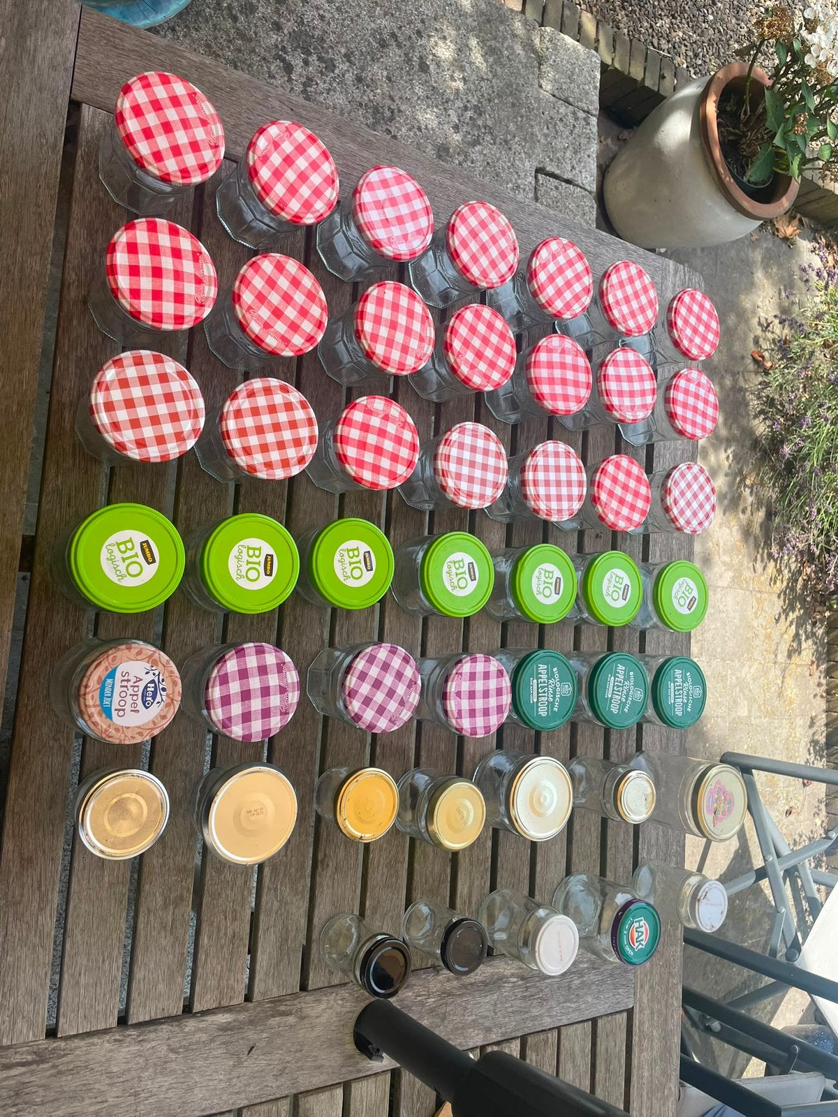 Jampotjes, Met deksel, Ophalen, Glas, Pot, Bus of Blik