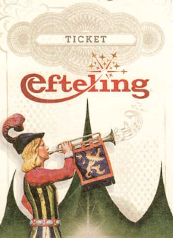 4x flex efteling kaartjes van de ah actie, Drie personen of meer, Ticket of Toegangskaart
