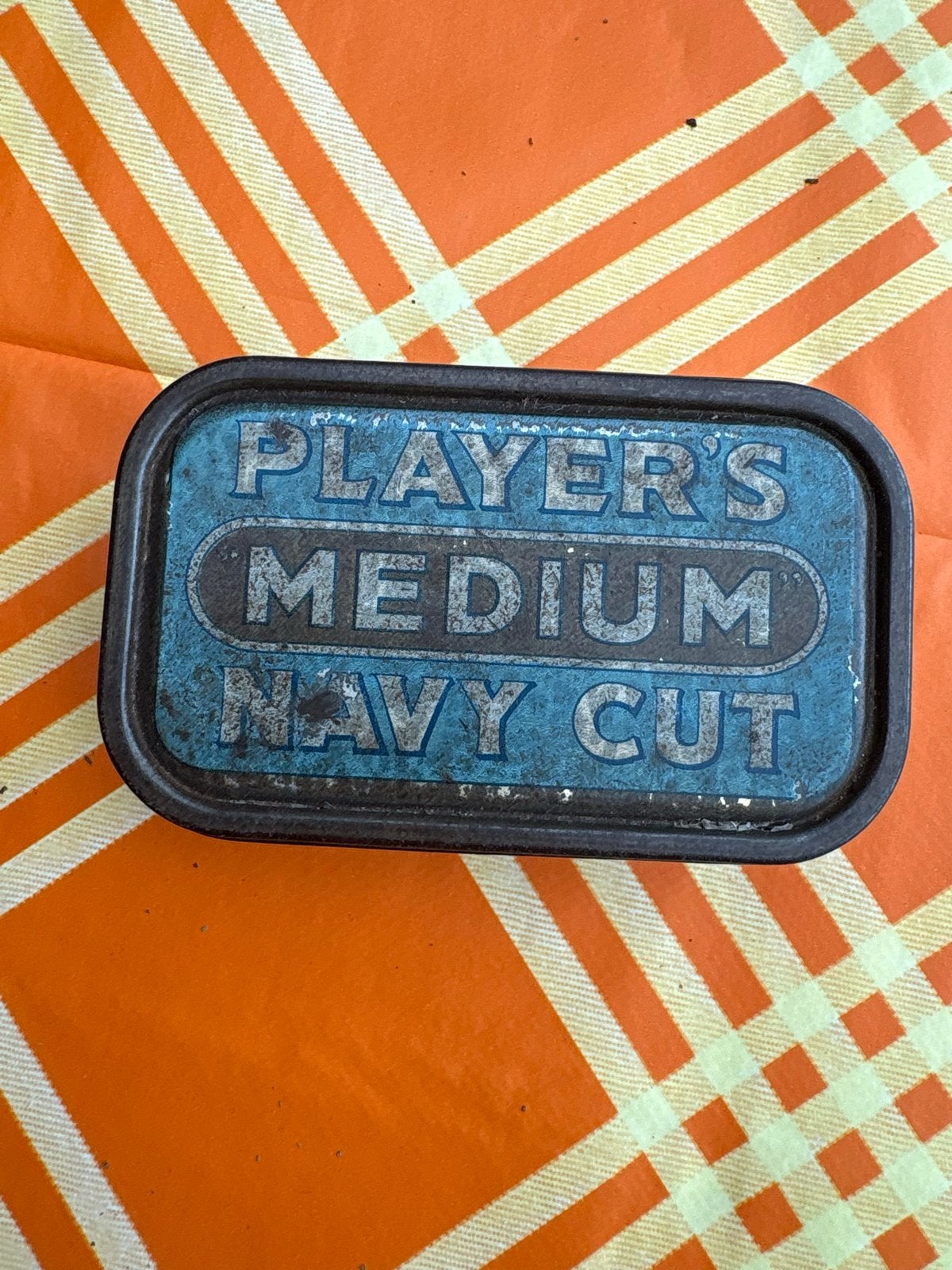 Player's Medium Navy Cut Tabaksblik, Verzamelen, Ophalen of Verzenden