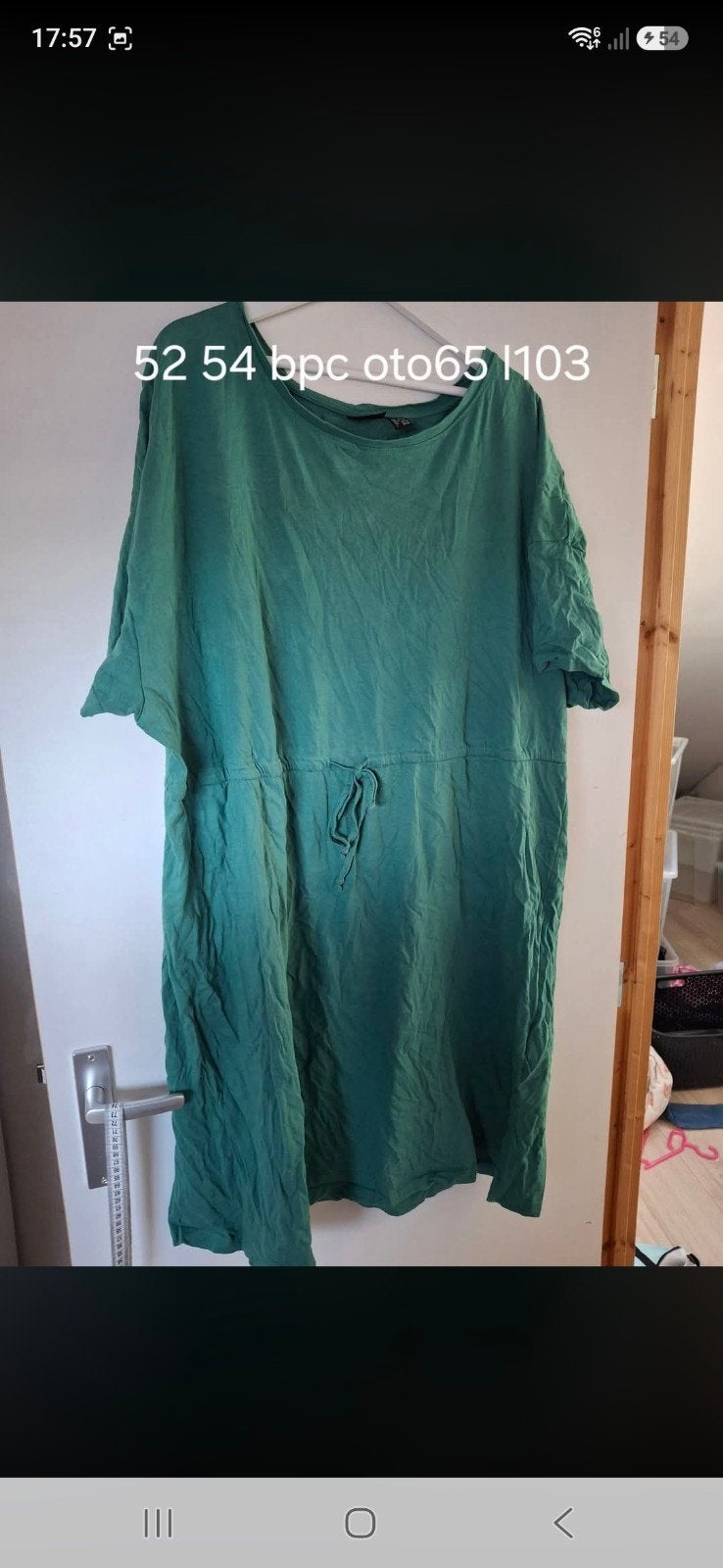 jurk mt 52, Jurk, Ophalen of Verzenden, Zo goed als nieuw, BPC
