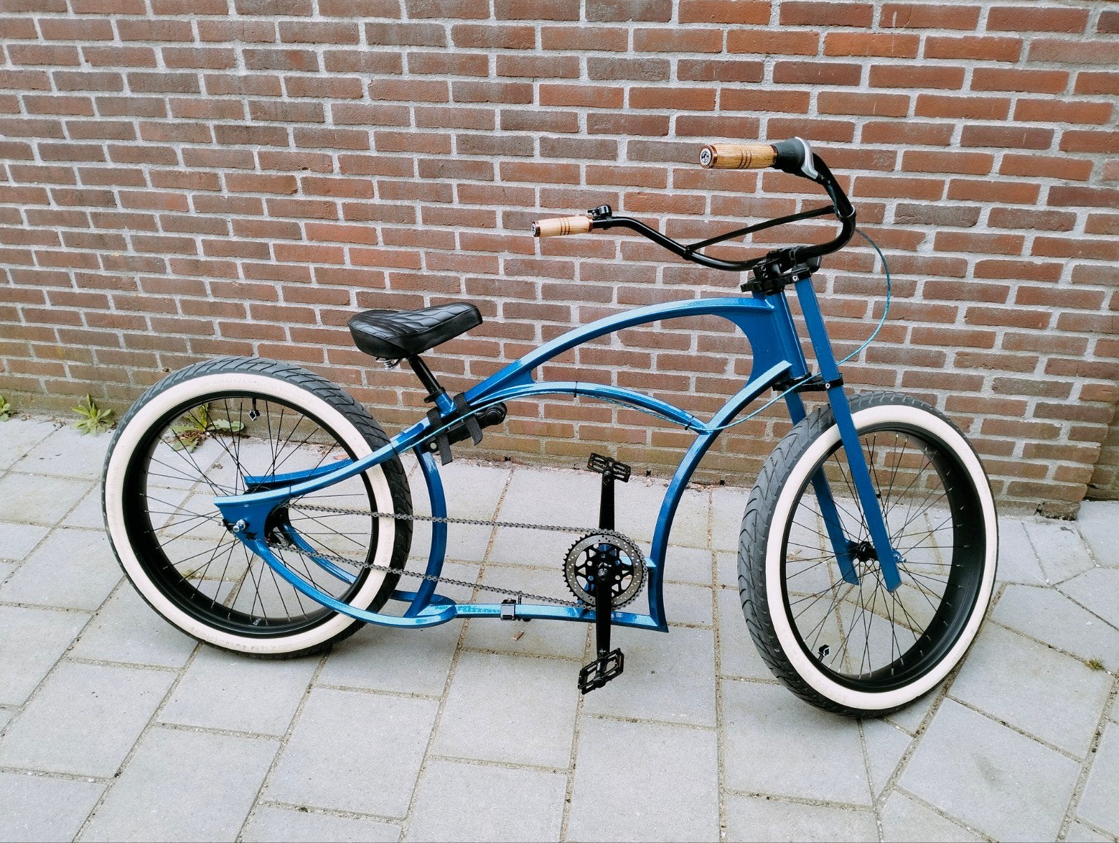 kahaki bobber, Ophalen, Terugtraprem, Staal, Cruiser