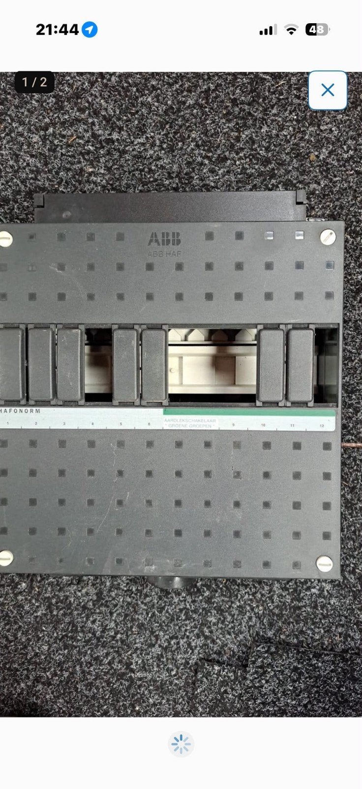 lege ABB Groepenkast, Ophalen of Verzenden, Gebruikt, ABB, Groepenkast