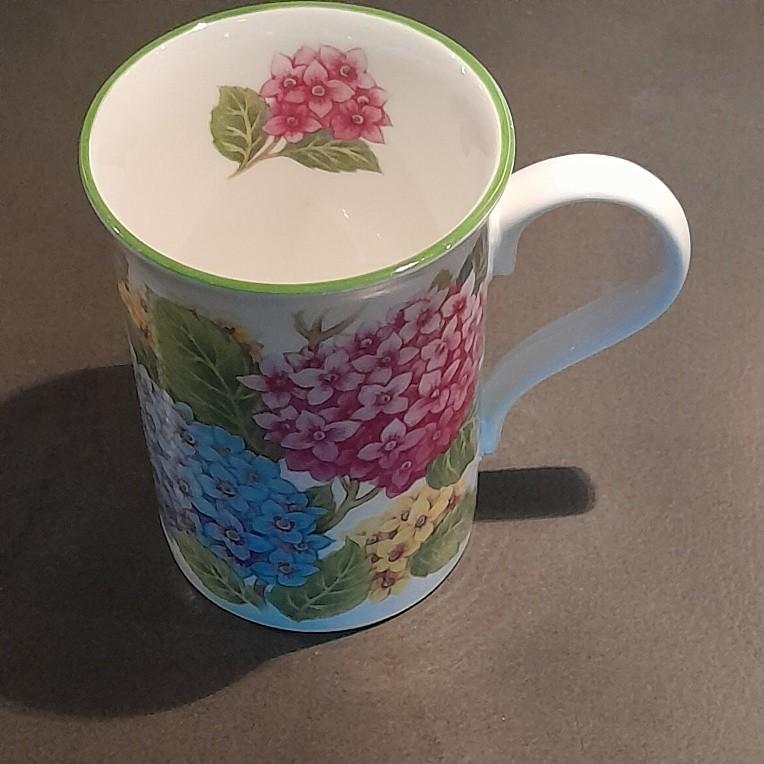 Mok Hortensia, Huis en Inrichting, Gebruikt, Overige typen, Ophalen of Verzenden, Overige stijlen