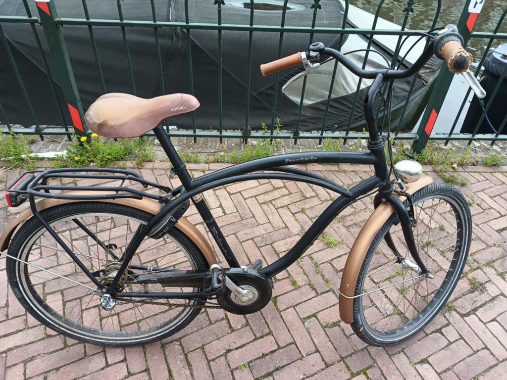 Batavus Beachcruiser, Fietsen en Brommers, Fietsen | Cruisers en Lowriders, Ophalen, Gebruikt, Staal, Overige typen