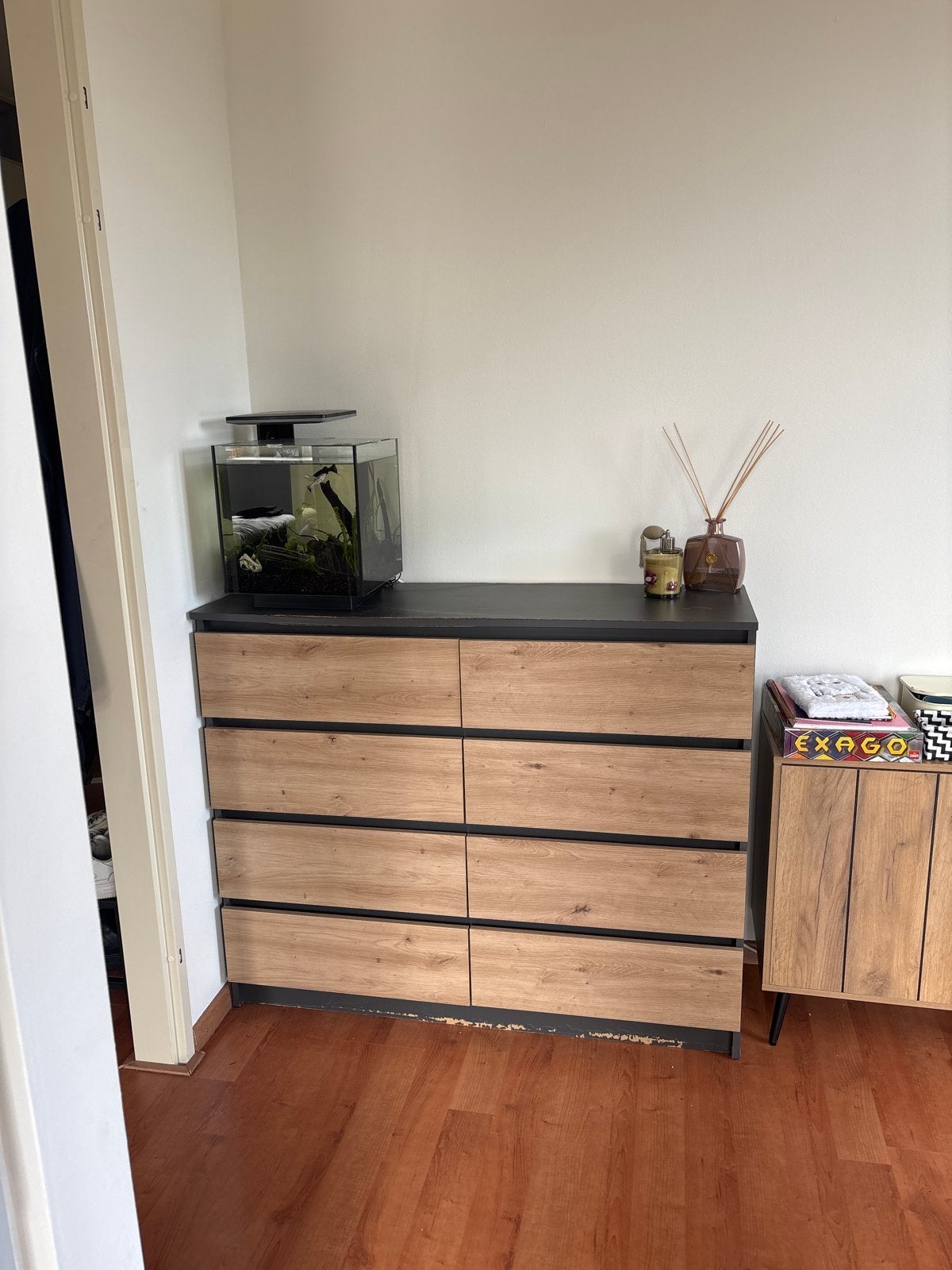 Mooie en praktische dressoir met veel opbergruimte, Ophalen, Gebruikt, 100 tot 150 cm, Met lade(s)