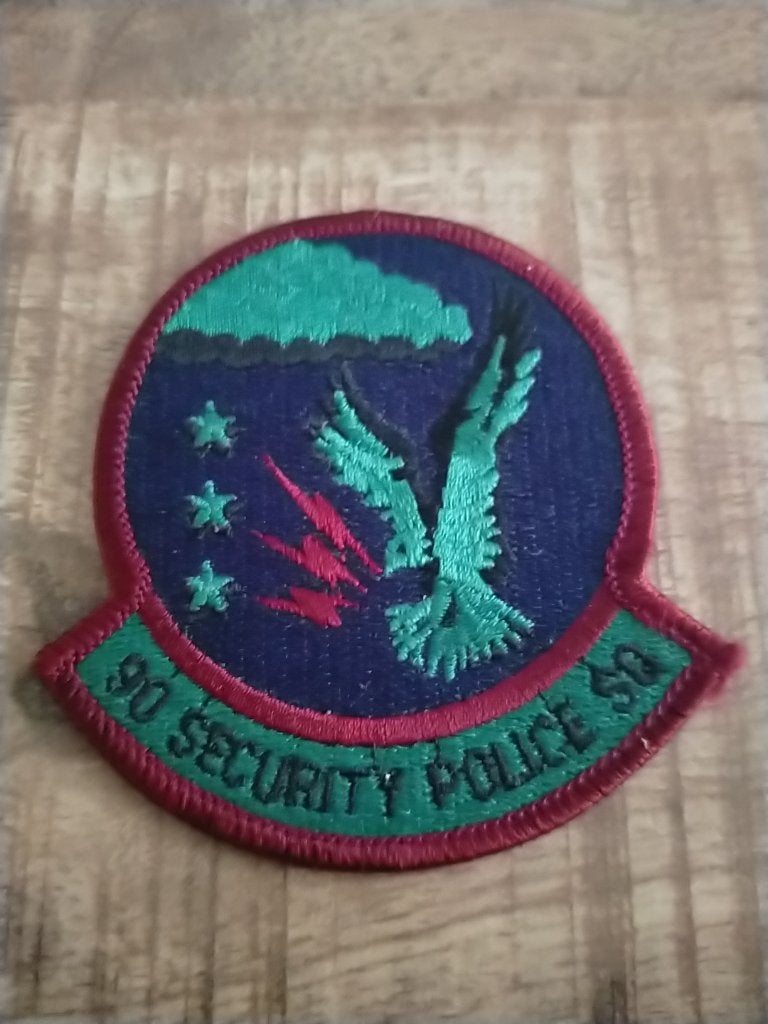 US Air Force , 90th Security Police Squadron, Verzenden, Luchtmacht, Amerika, Embleem of Badge