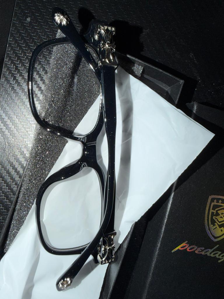 Chrome Hearts bril met uniek design - Zwart en Transparant, Sieraden, Tassen en Uiterlijk, Zonnebrillen en Brillen | Dames, Overige merken