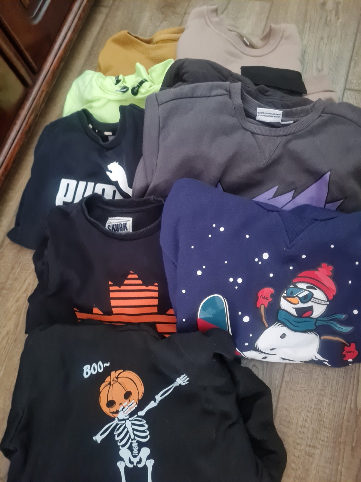 Jongens truien pakket maat 152/158 (Puma, Skurk, Pokemon), Ophalen of Verzenden, Gebruikt, Maat 152