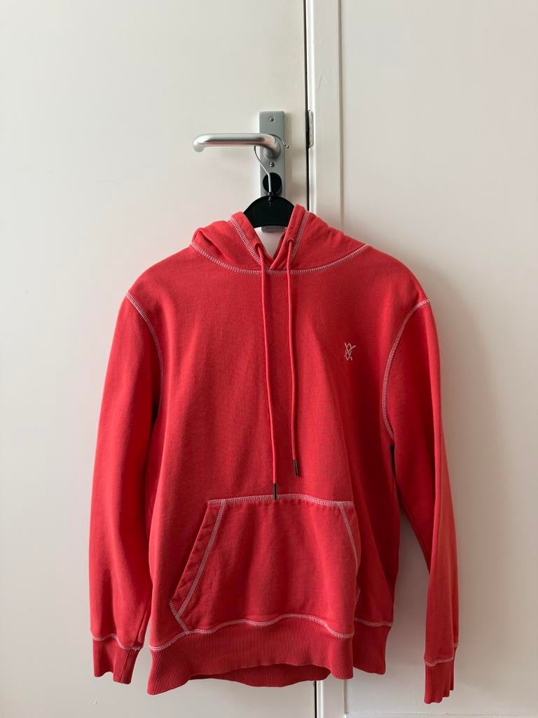 Daily Paper Hoodie Koraalrood Maat S, Ophalen of Verzenden, Zo goed als nieuw, Maat 46 (S) of kleiner
