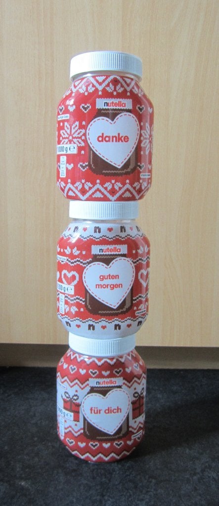 3 NUTELLA POTTEN SPECIALE EDITIE , LEEG !!!, Ophalen
