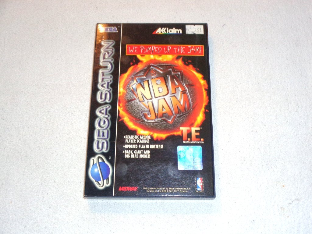 NBA Jam T.E. PAL Sega Saturn, Ophalen, Gebruikt, 1 speler, Vanaf 3 jaar