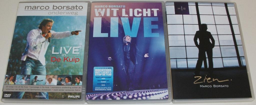Dvd *** MARCO BORSATO *** 3 stuks, Alle leeftijden, Ophalen of Verzenden, Zo goed als nieuw, Muziek en Concerten