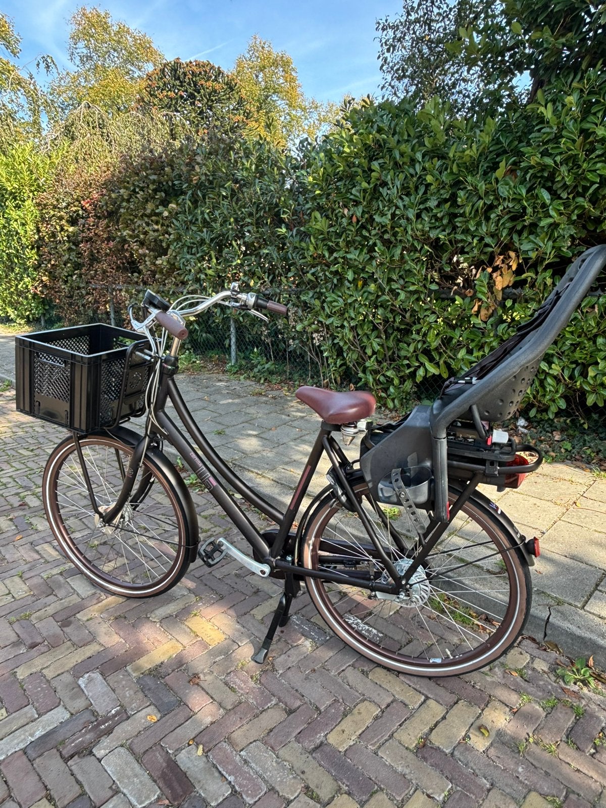 cortina eu5 elektrische fiets moederfiets 36v 400wh 4876 km, Ophalen, Zo goed als nieuw, Cortina, 50 km per accu of meer