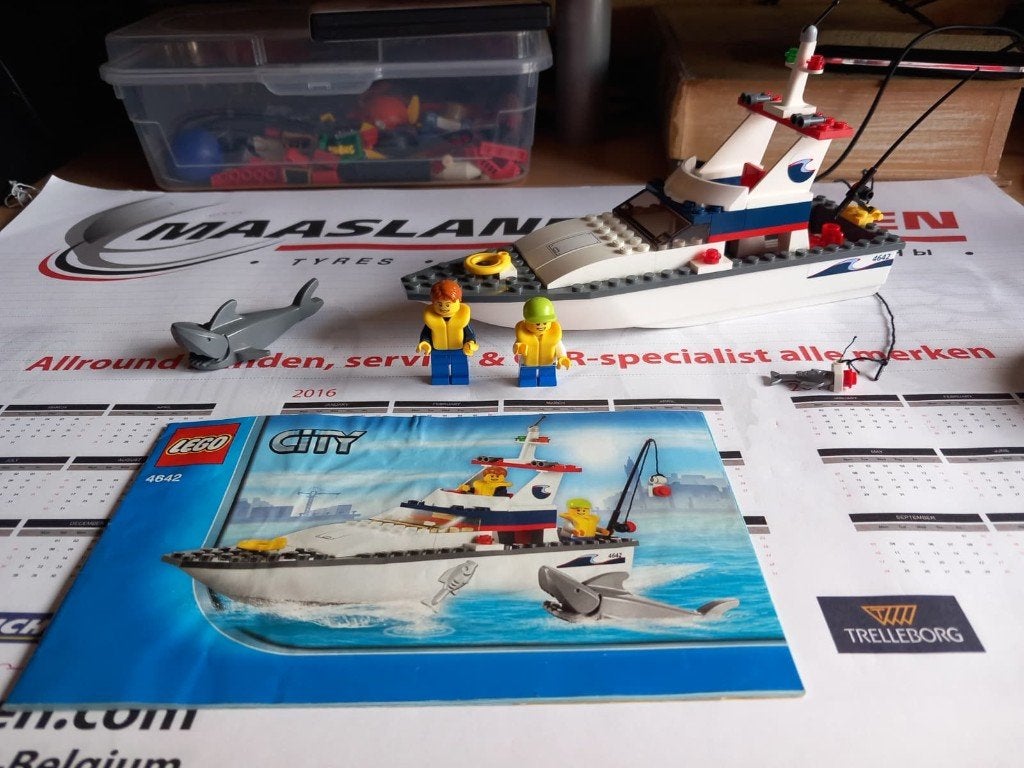 Lego 4642: Fishing Boat, City, Lego, Ophalen of Verzenden, Complete set