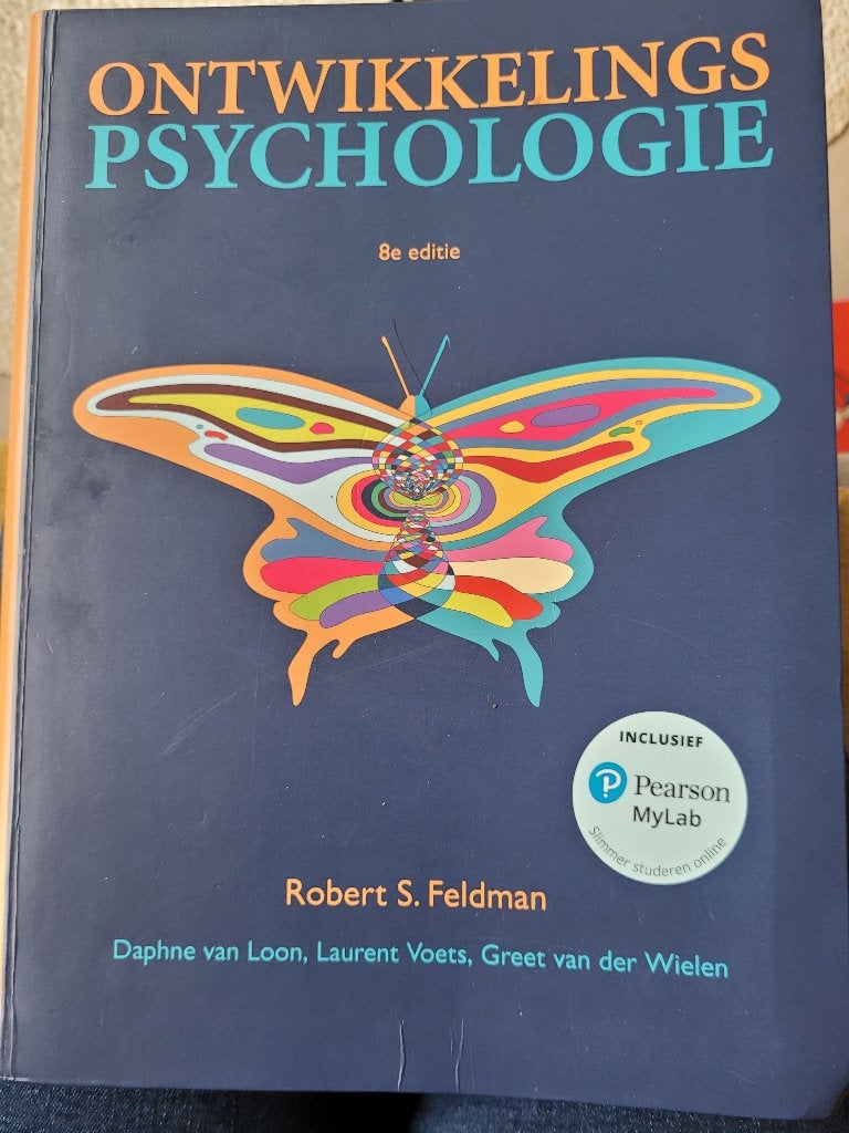 Boek Ontwikkelingspsychologie 8e editie Nieuw, Pearson, Zo goed als nieuw, Alpha, HBO
