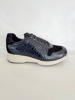 XSENSIBLE STRETCHWALKER, mt 38 wijdte H, navy croco lak, Blauw, Jetsshoeshop@hotmail.com, Nieuw, Ophalen of Verzenden