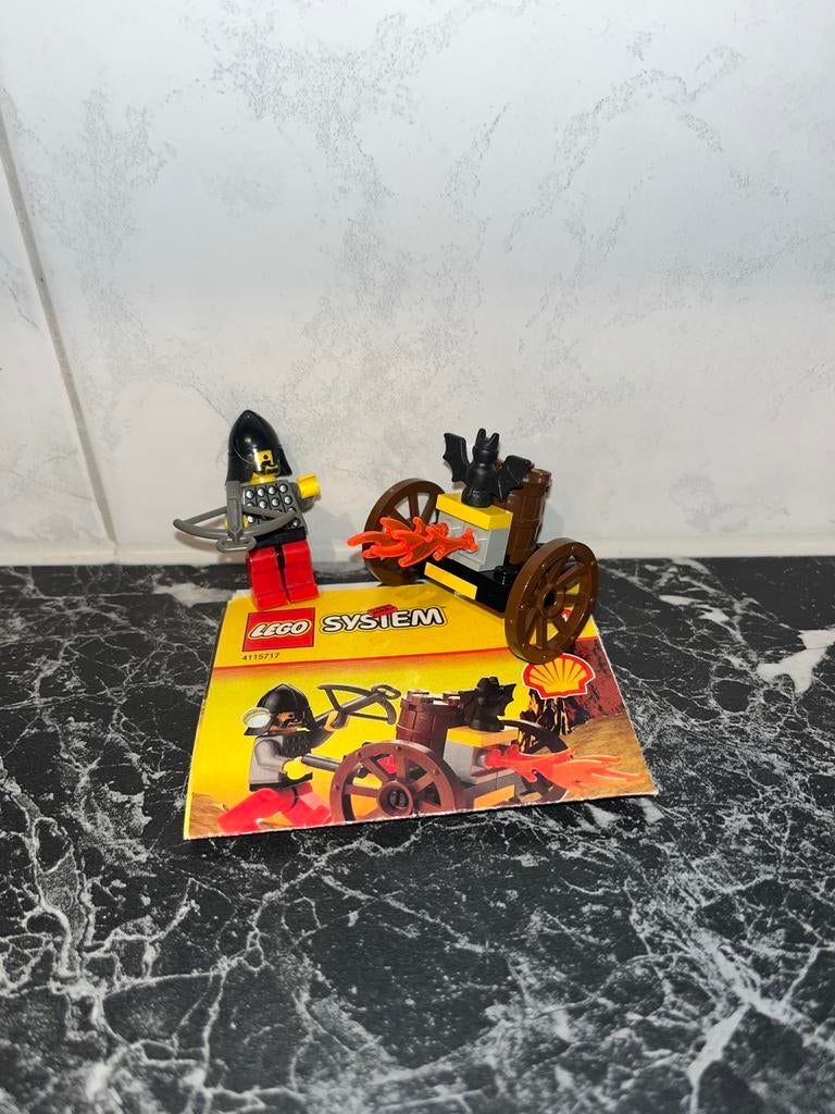 LEGO 2538 – Fright Knights Fire Cart Vleermuisridder, Ophalen of Verzenden, Zo goed als nieuw, Complete set, Lego