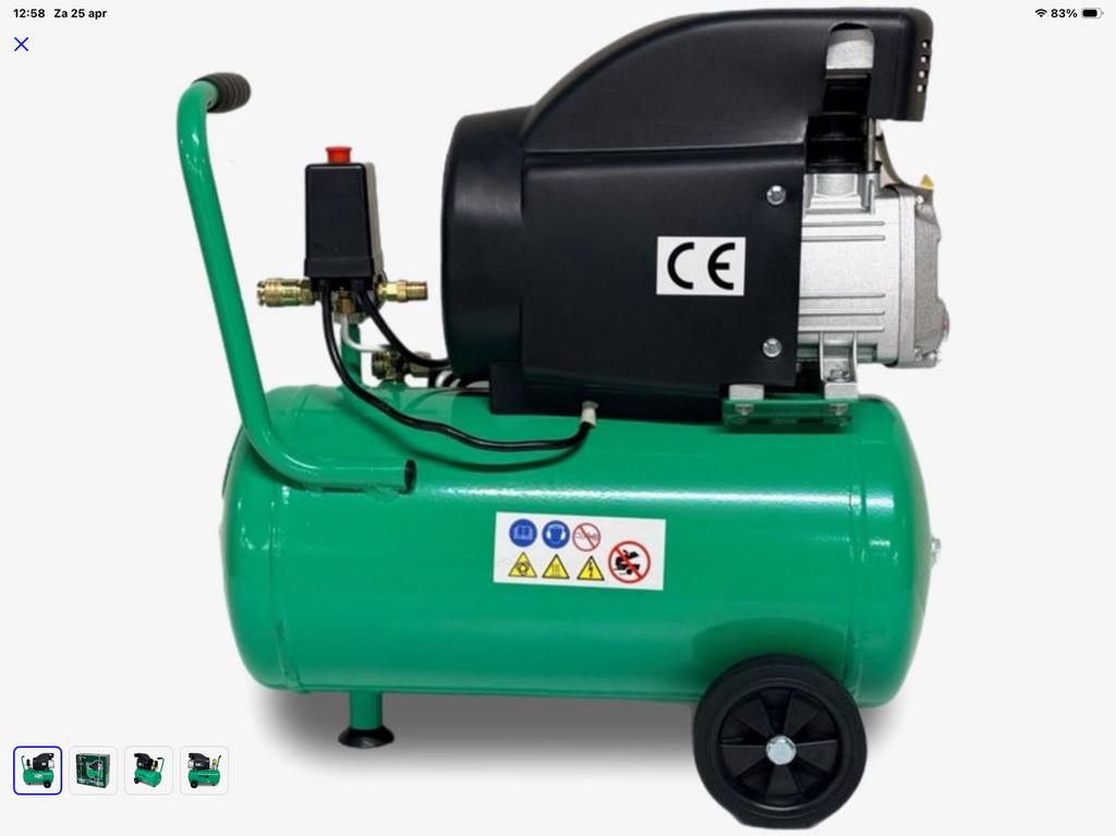 Stahlwerk compressor, Minder dan 25 liter, Ophalen, Zo goed als nieuw, Minder dan 200 liter/min