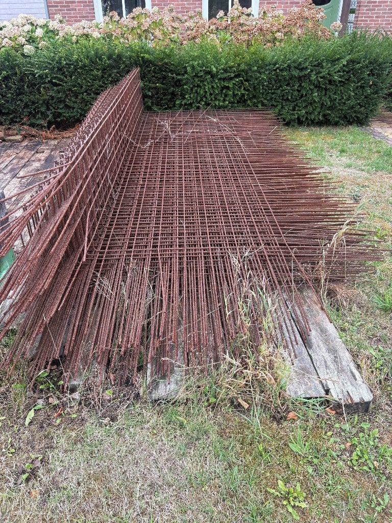 Betonijzer, Ophalen, Gebruikt, IJzer