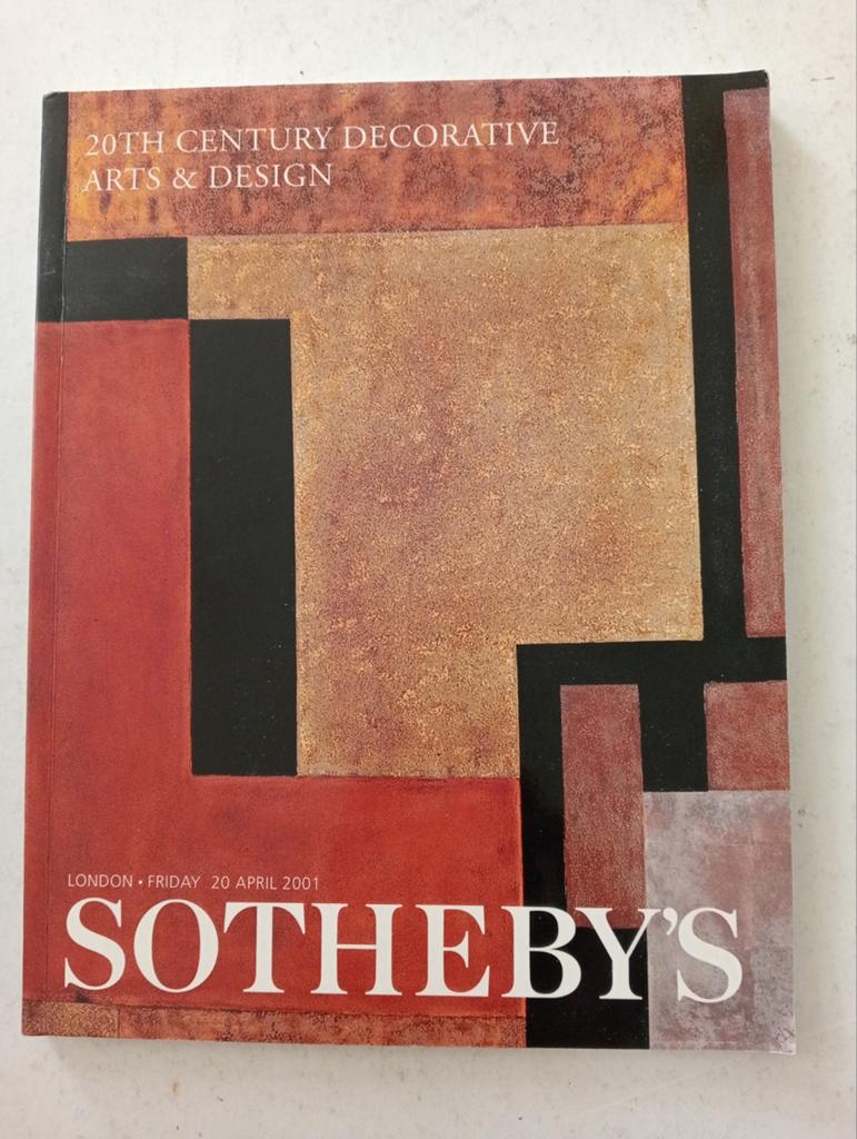 Sotheby's 20th Century Decorative Arts & Design Catalogus, Ophalen of Verzenden, Gelezen, Overige onderwerpen, Sotheby's