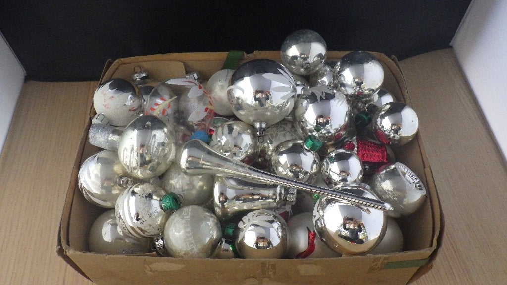 mooie oude kerstballen, Ophalen of Verzenden, Gebruikt