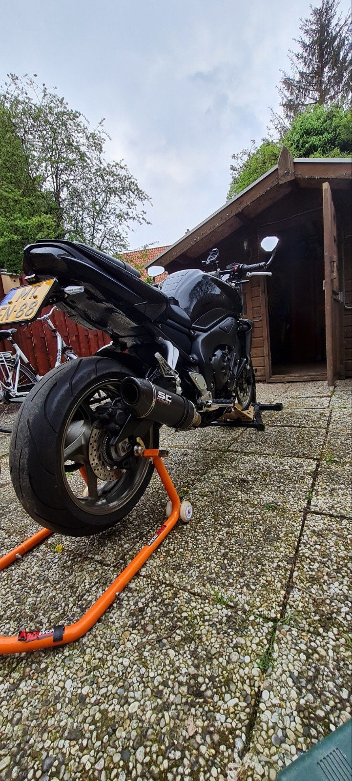 Sportieve Naked Bike - Yamaha FZ1 Fazer, Sportuitlaat, 4 cilinders, Motorrijbewijs A, Gebruikt
