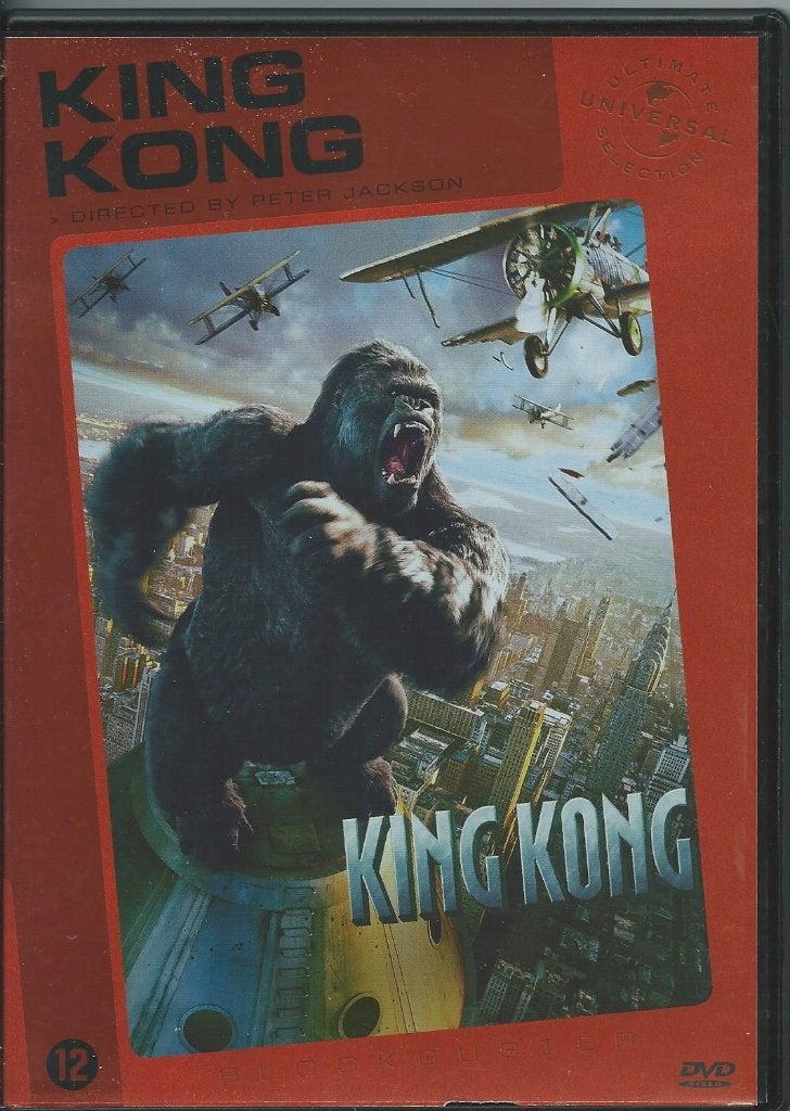 DVD King Kong, Alle leeftijden, Ophalen of Verzenden, Gebruikt