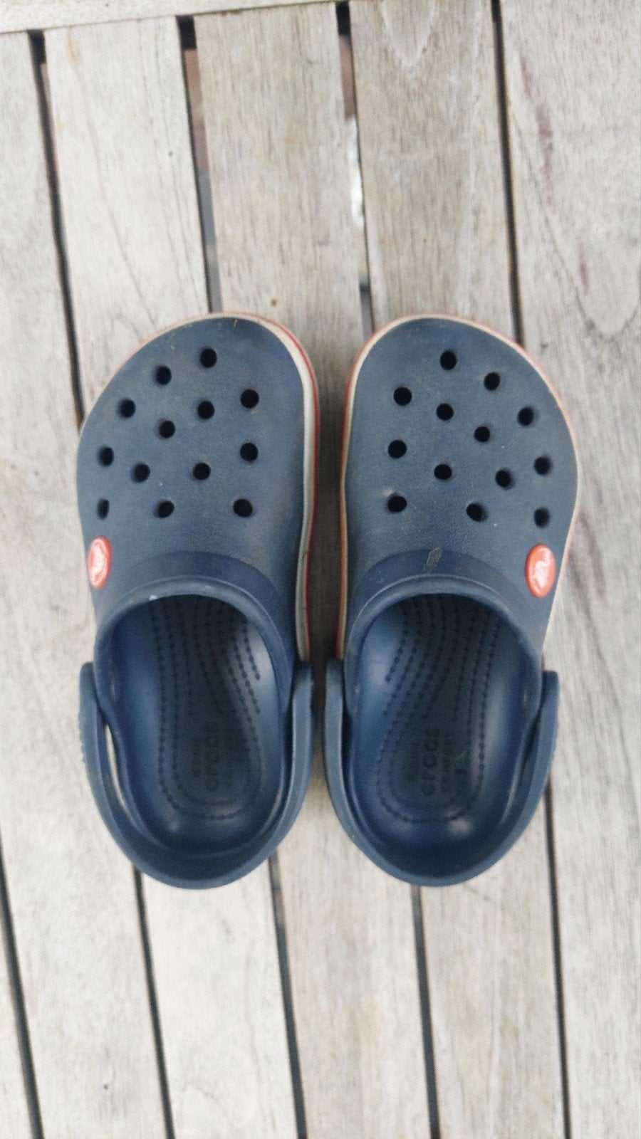blauwe crocs - maat 27 / c10, Ophalen of Verzenden, Gebruikt, Jongen of Meisje, Overige typen