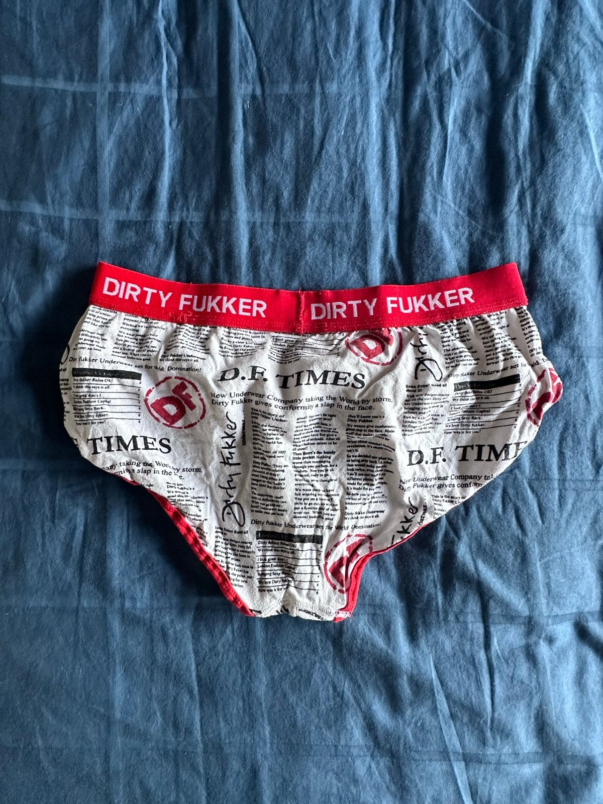 Dirty Fukker Slip - Gedragen en in goede staat, Ophalen of Verzenden, Wit, Slip